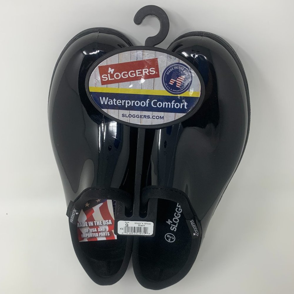 Brand New With Tags Sloggers Waterproof Rain & Garden Shoes Black